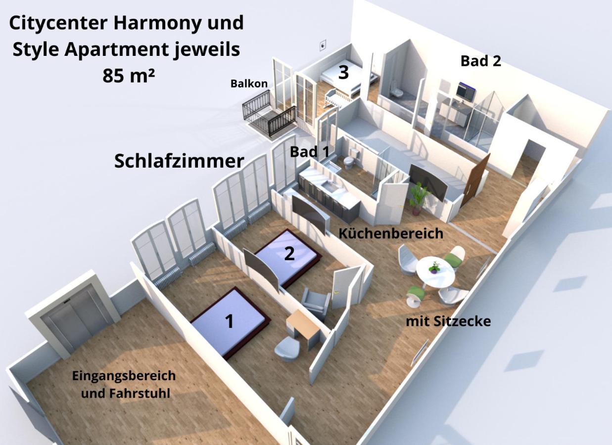 Leipzig Residenz City-Center Apartments Kültér fotó